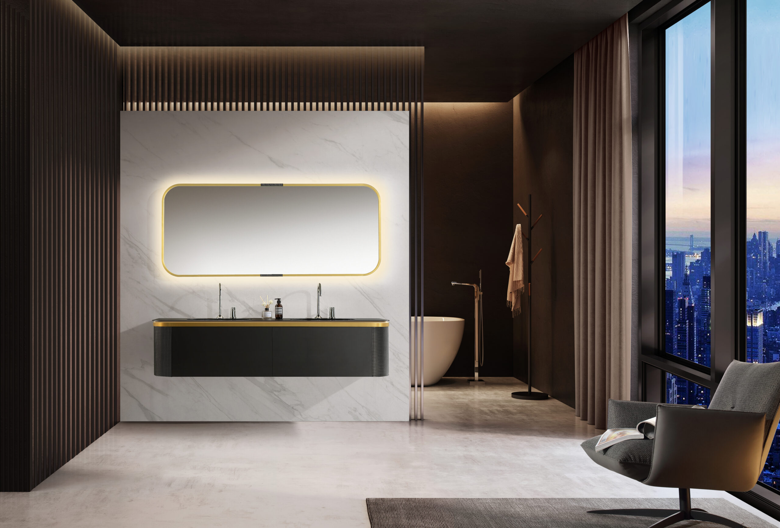 Tủ chậu Lavabo nhựa treo tường hiện đại