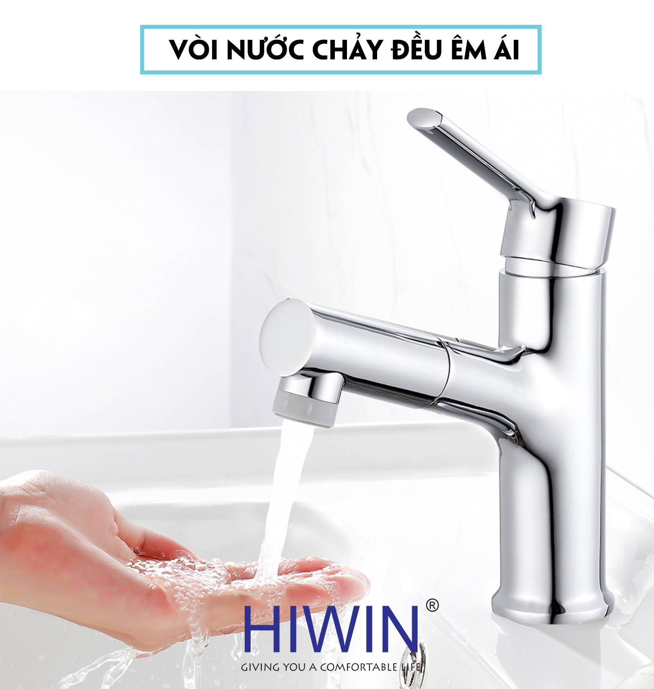 Cung cấp dòng nước ổn định, êm ái