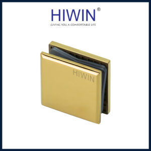 Kẹp định vị 0 độ vách tắm kính Hiwin FC-2080 Màu vàng cao cấp