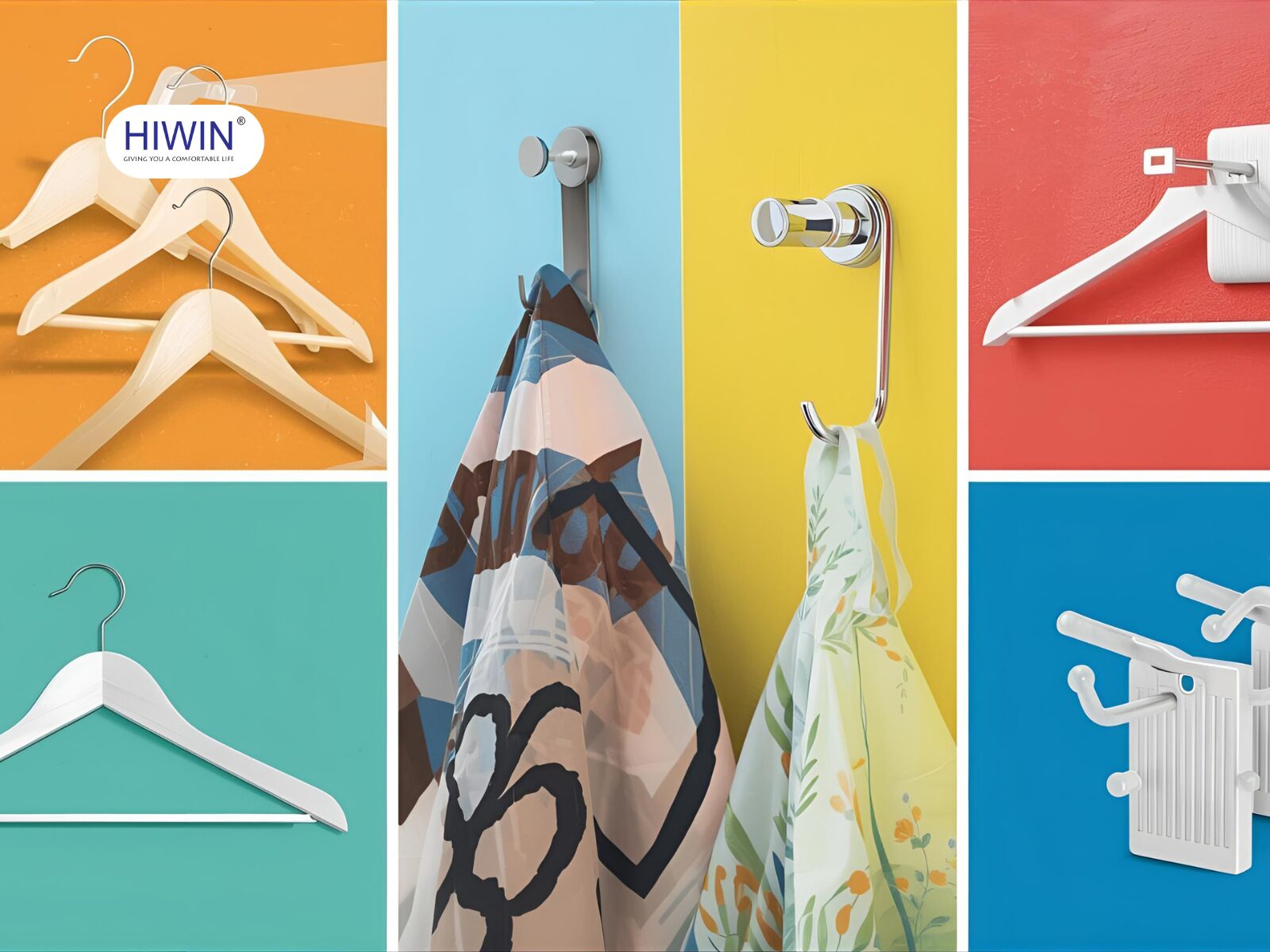 Trên thị trường có nhiều loại móc treo quần áo