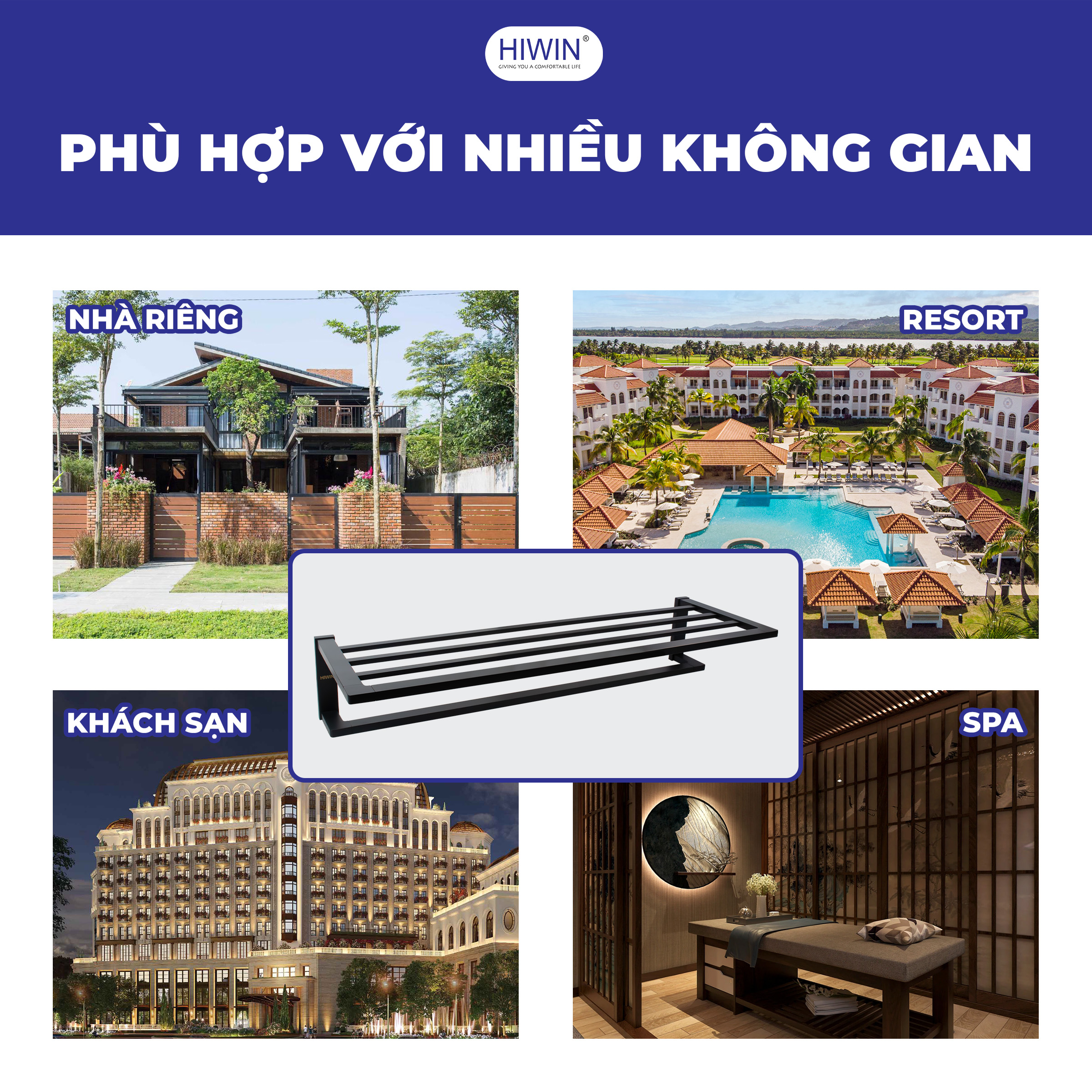 Lắp đặt nhanh chóng, phù hợp nhiều không gian
