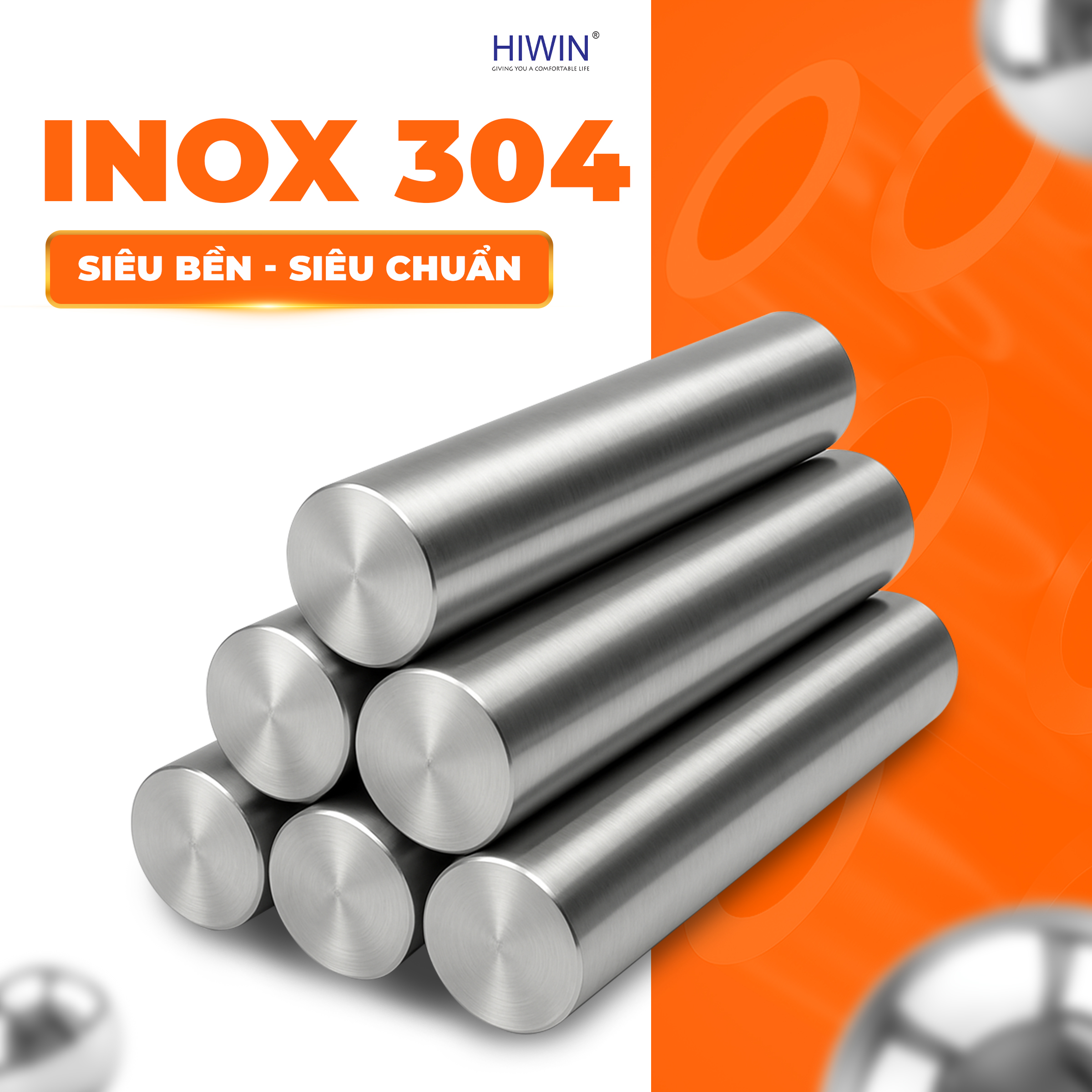 Inox 304 cao cấp an toàn và bền bỉ