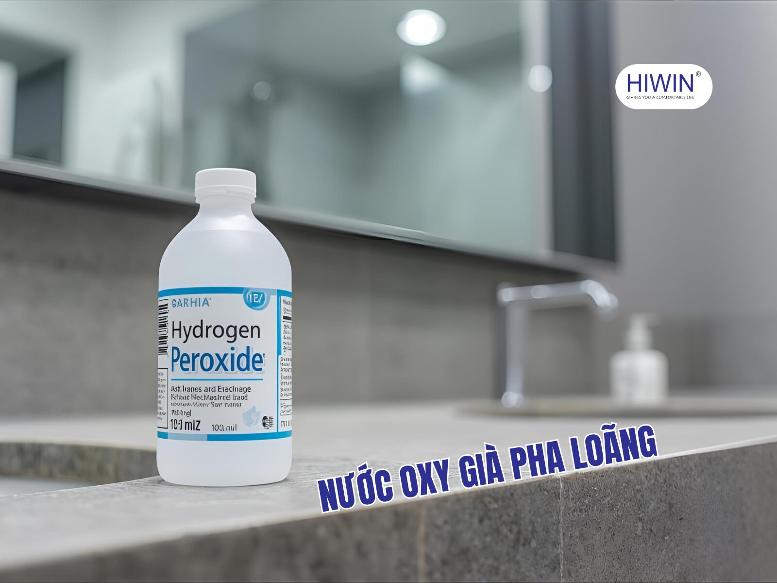 Nước oxy già pha loãng có thể loại bỏ vết ố nhỏ hiệu quả