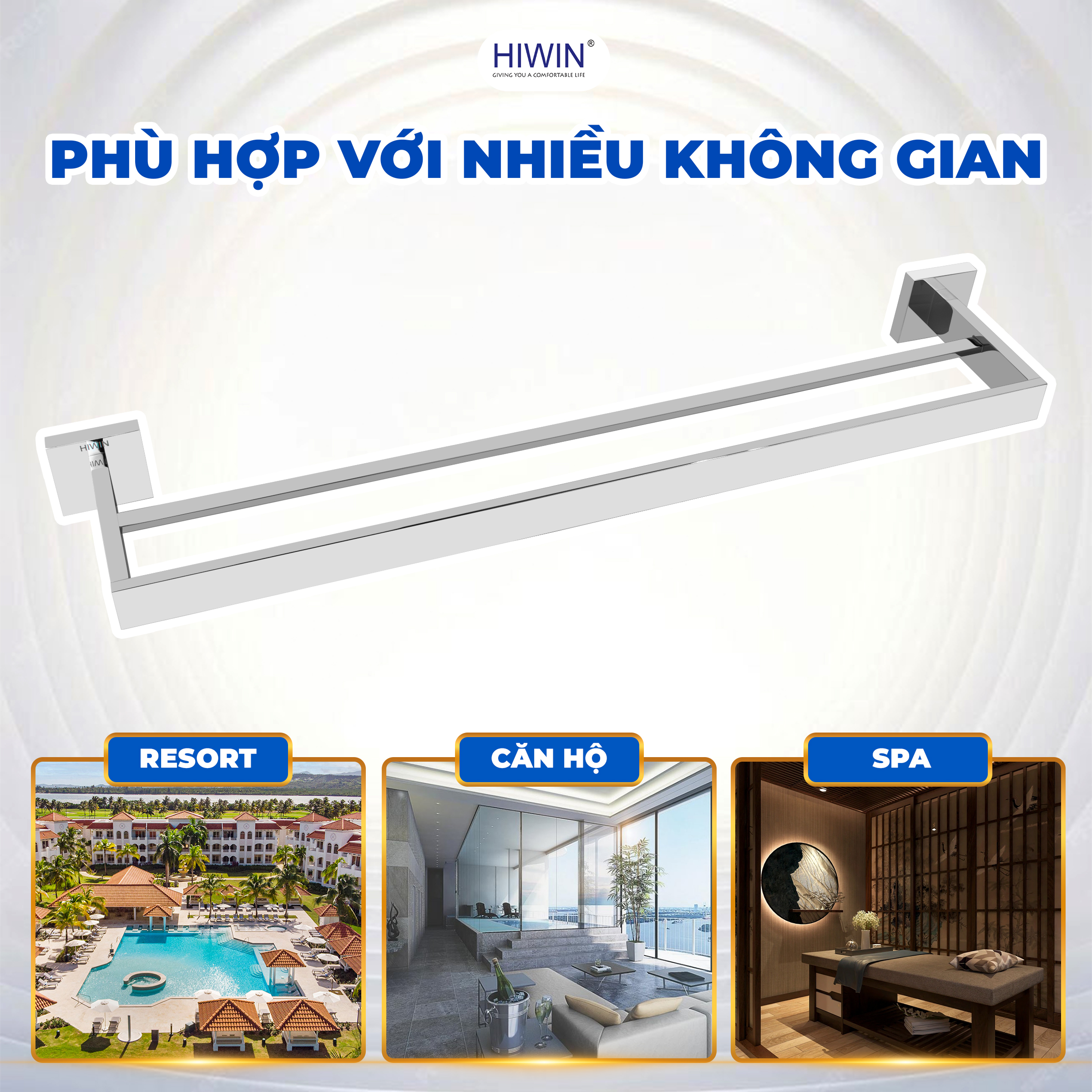 Lắp đặt dễ dàng tương thích được với nhiều không gian 