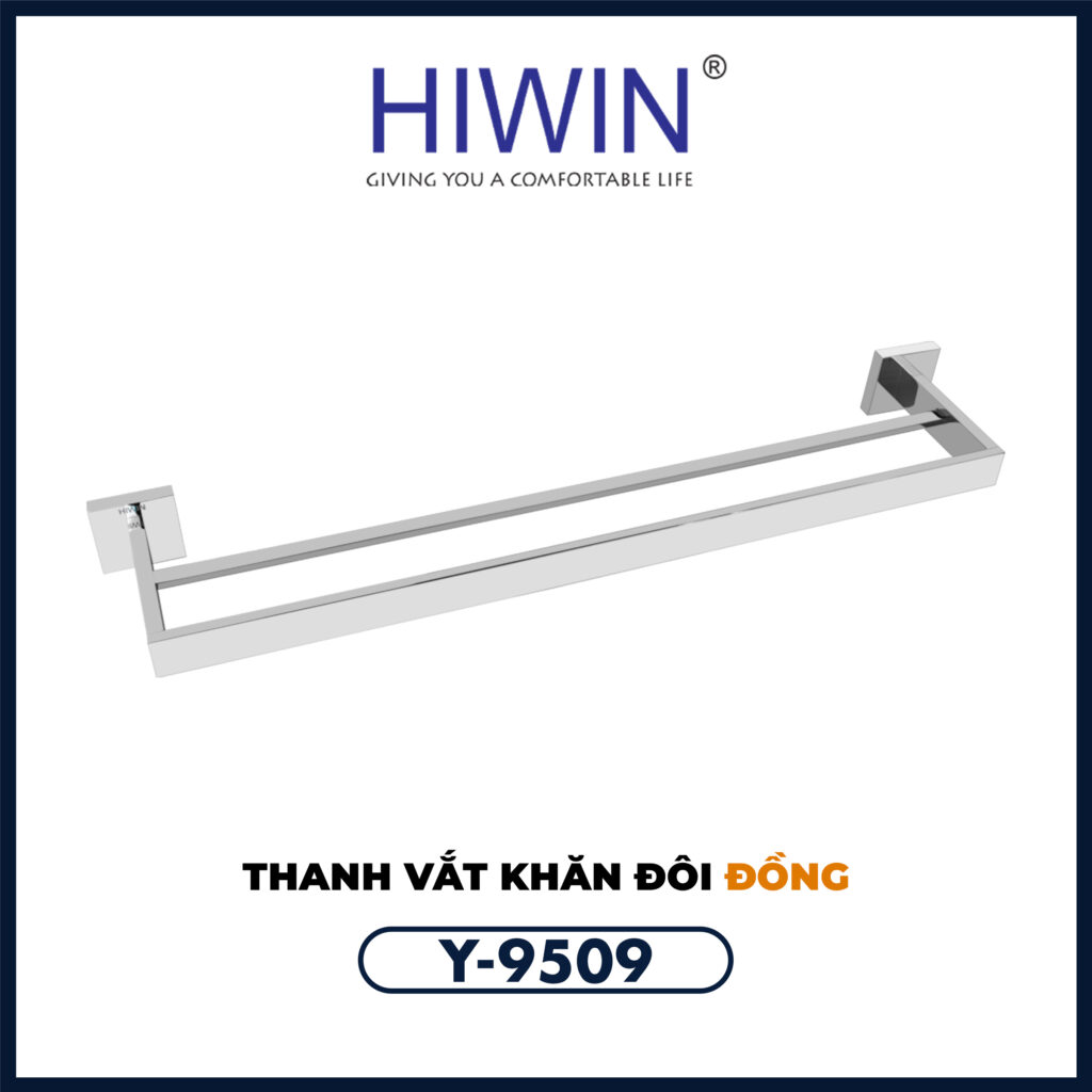 Thanh treo nhà tắm đôi Hiwin Y-9509 cao cấp, đa công năng
