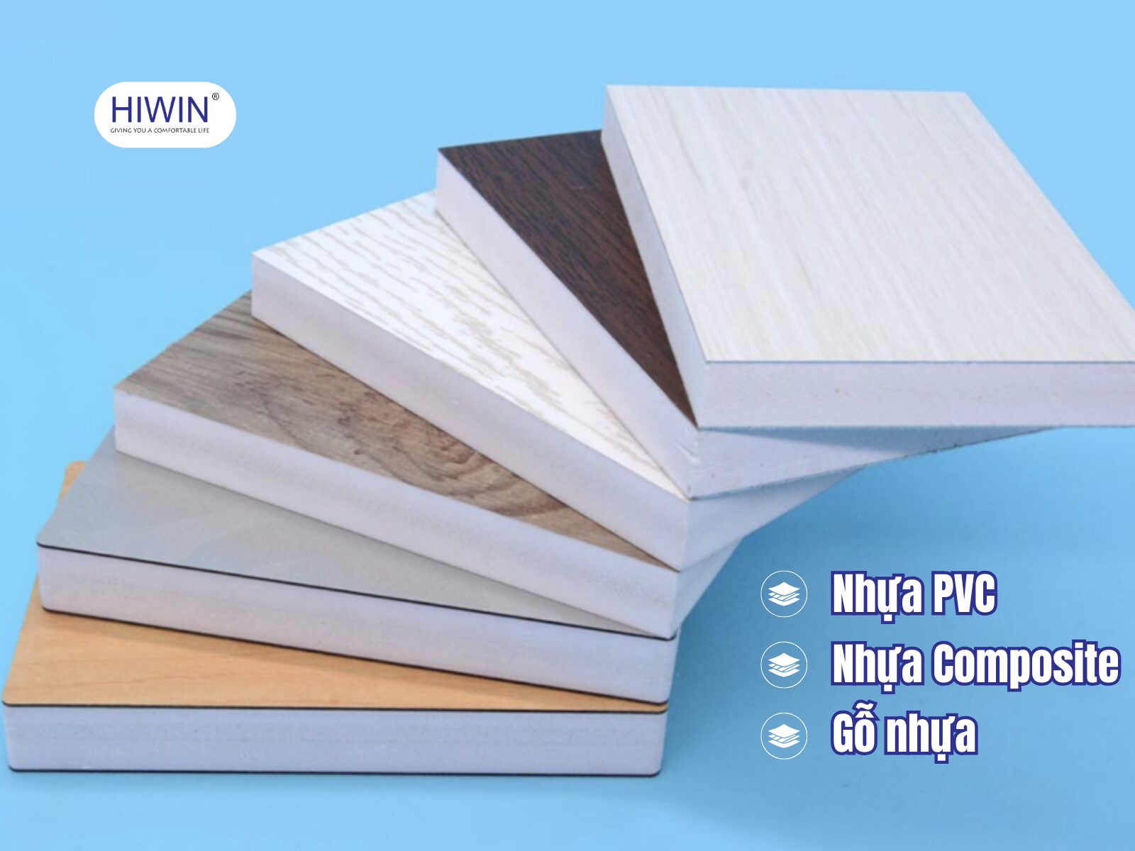 Có nhiều loại nhựa được sử dụng làm tủ chậu lavabo