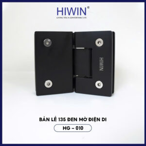 Bản lề 135 cân HG-010 màu đen mờ điện di cabin tắm kính
