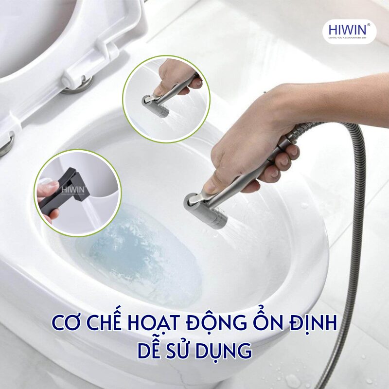Cơ chế bóp nước êm ái – Không rò rỉ, không bắn ngược, tiết kiệm nước hiệu quả