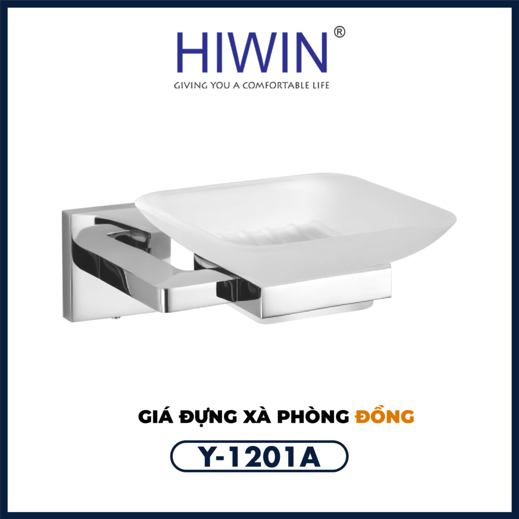 Đĩa đựng xà phòng Hiwin Y-1201A hình vuông độc đáo
