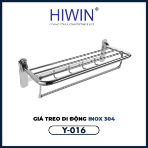 Giàn vắt khăn gấp gọn Hiwin Y-016 mặt gương đa năng 3 in 1