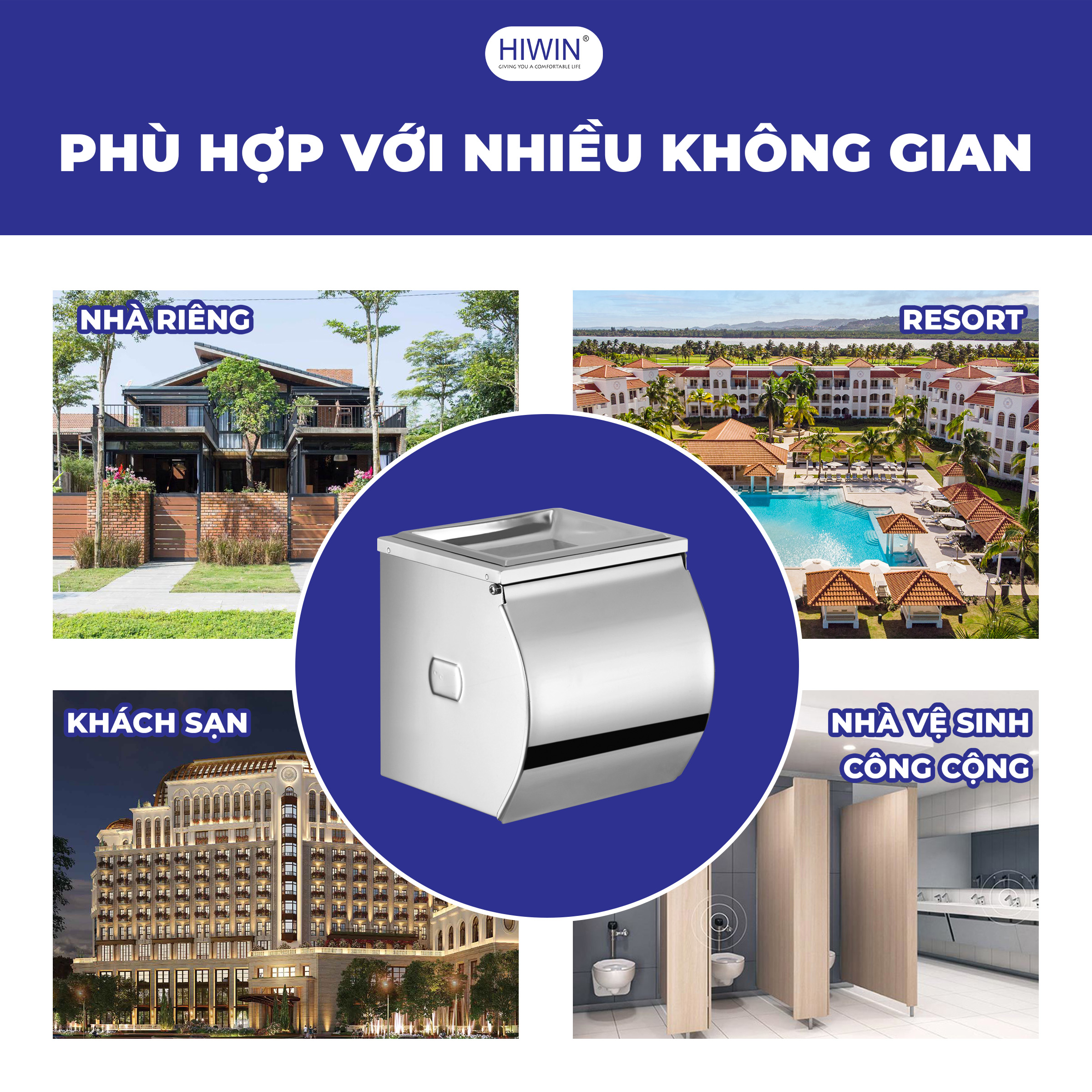 Lắp đặt nhanh chóng dễ kết hợp với thiết bị vệ sinh khác