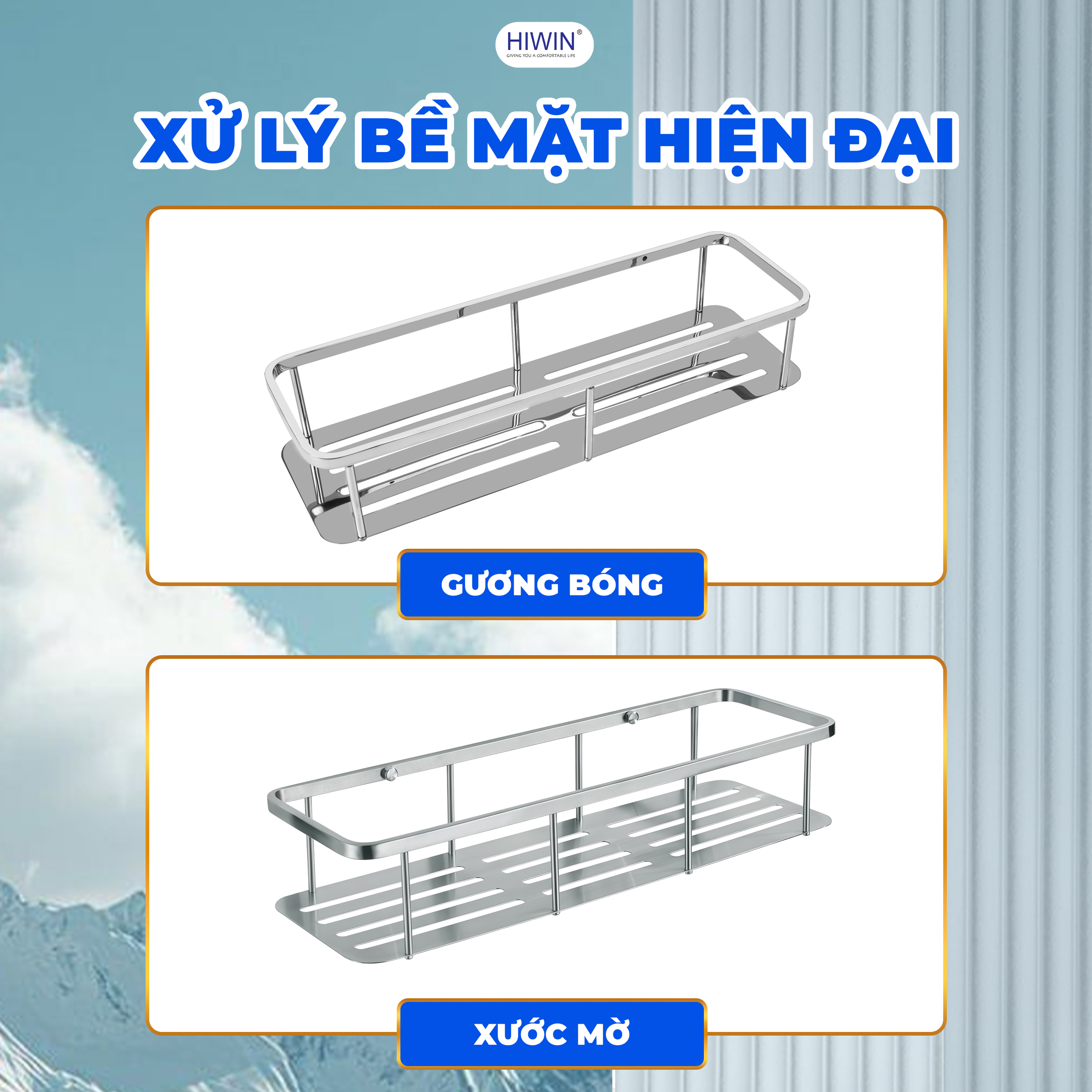 Y-023 xử lý bề mặt gương bóng hiện đại