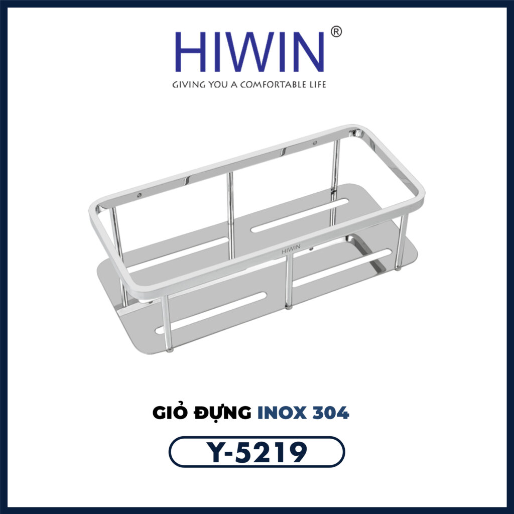 Kệ nhà tắm 1 tầng Hiwin Y-5219 thoát nước tốt