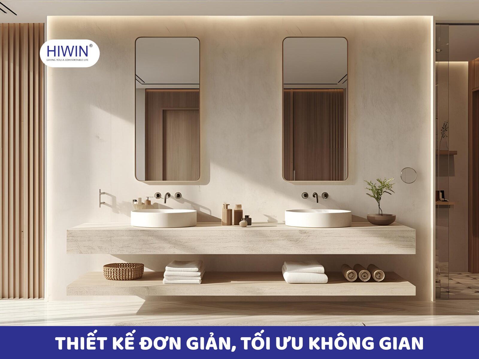 Thiết kế đơn giản, tiện nghi, tối ưu không gian