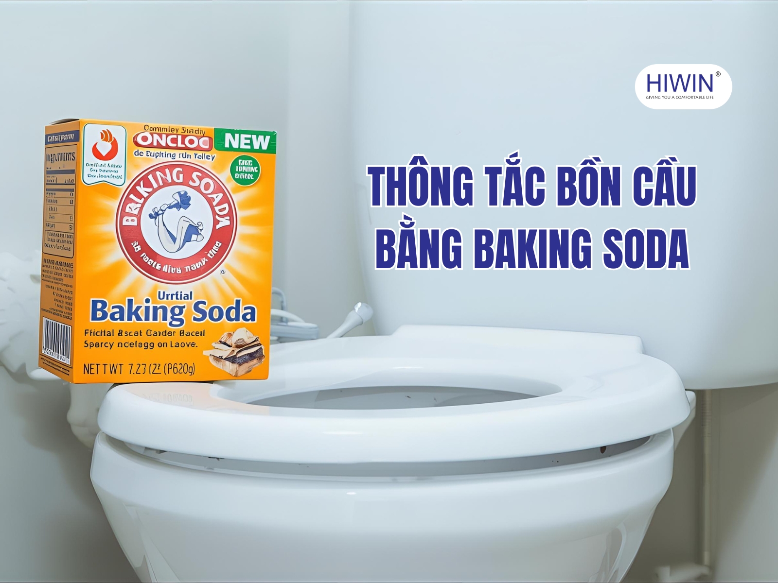 Baking soda sở hữu nhiều ưu điểm giúp thông tắc bồn cầu hiệu quả
