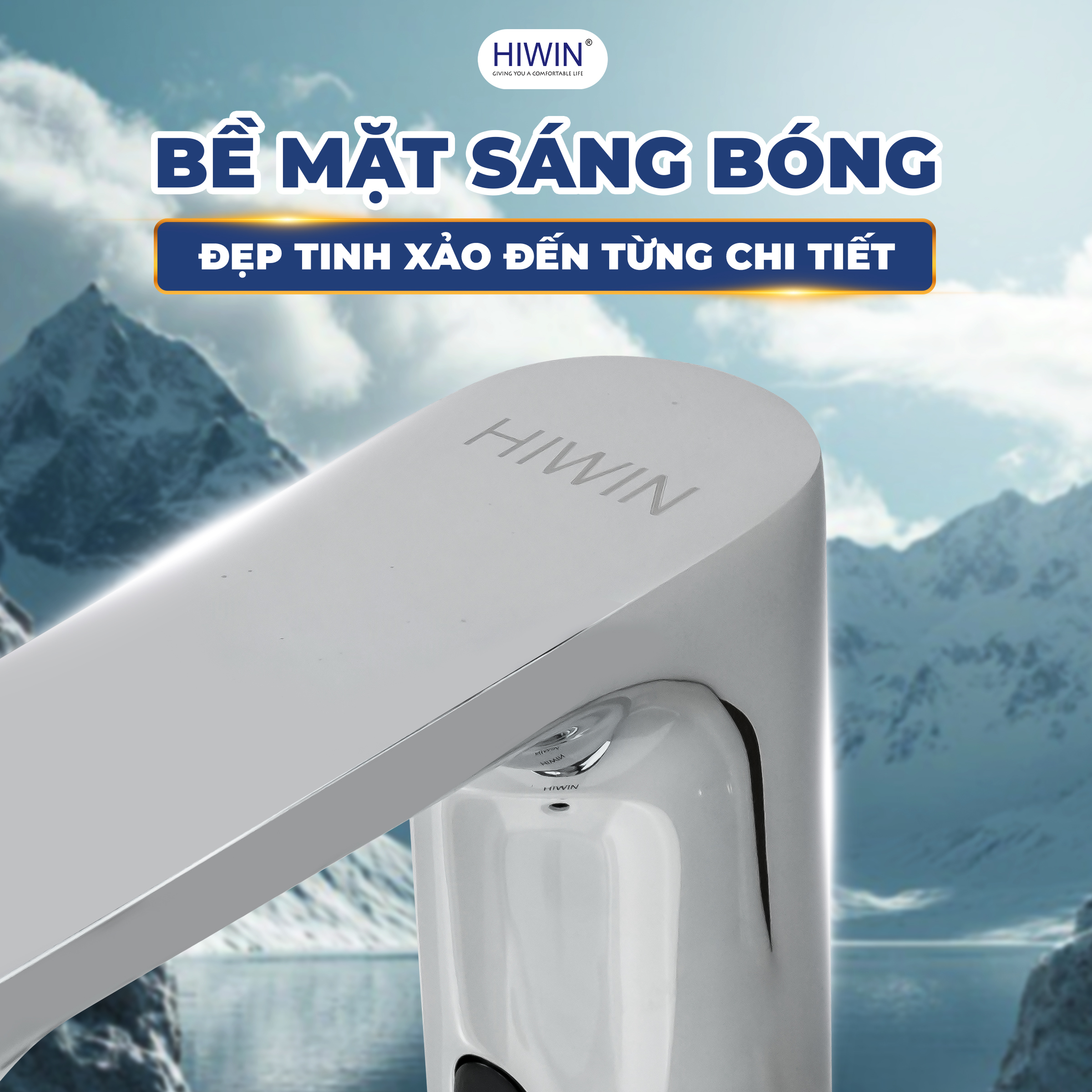 Bề mặt mạ crom bóng gương duy trì vẻ sáng bóng lâu dài