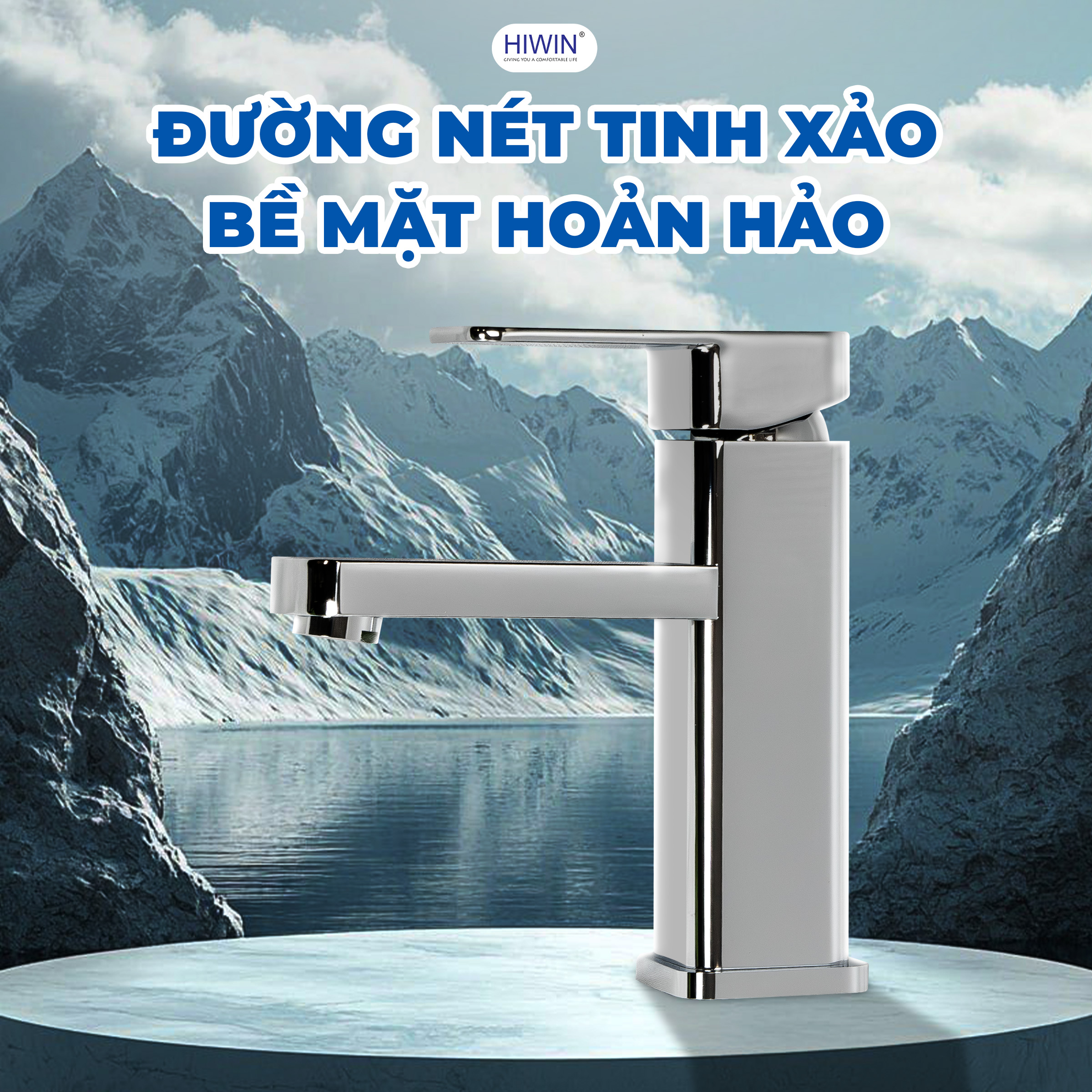Hiwin KF-281 xử lý bề mặt mạ crom bóng gương sang trọng