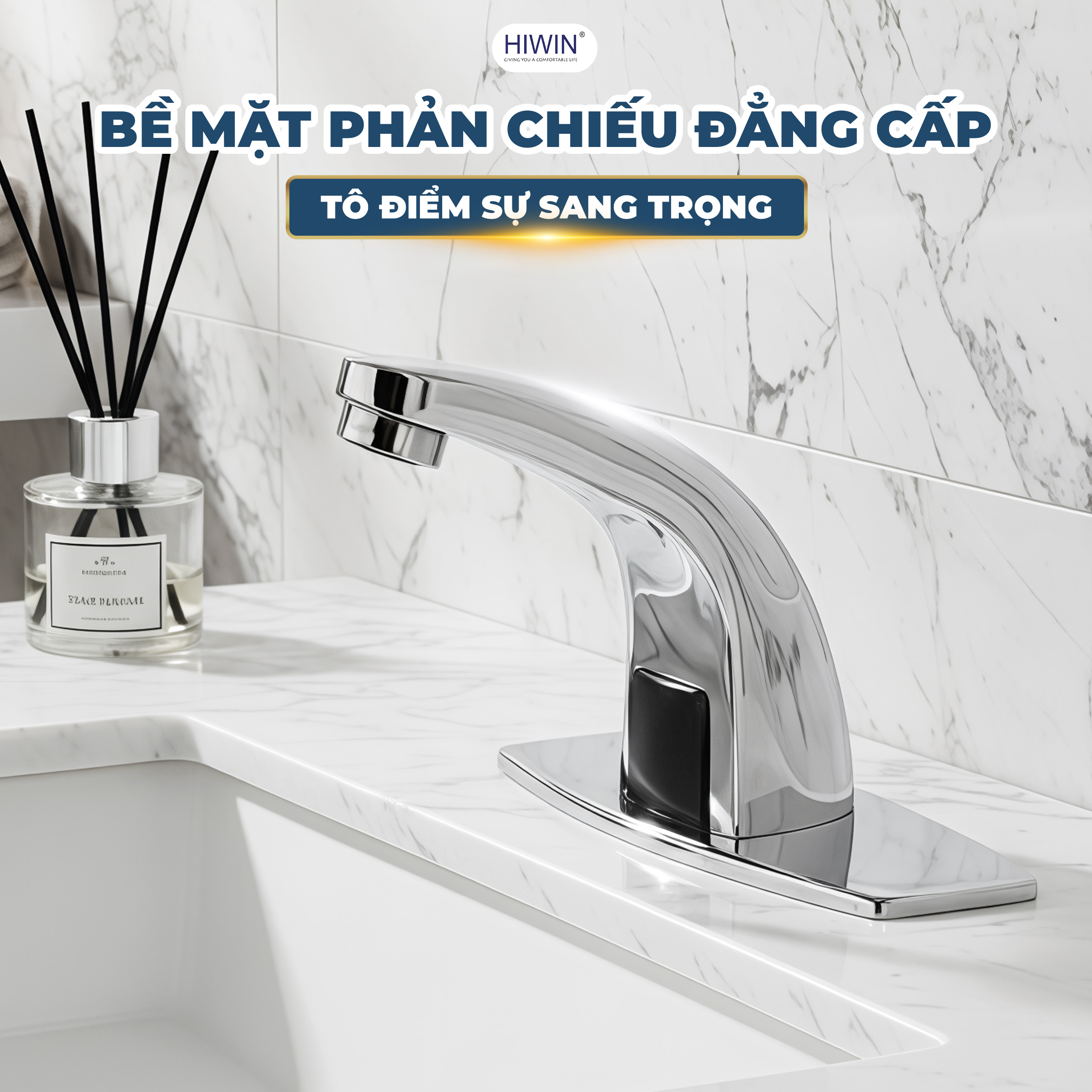 Xử lý bề mặt mạ crom bóng gương sang trọng