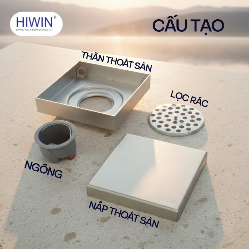 Cấu tạo nhiều lớp của thoát sàn FD-T112