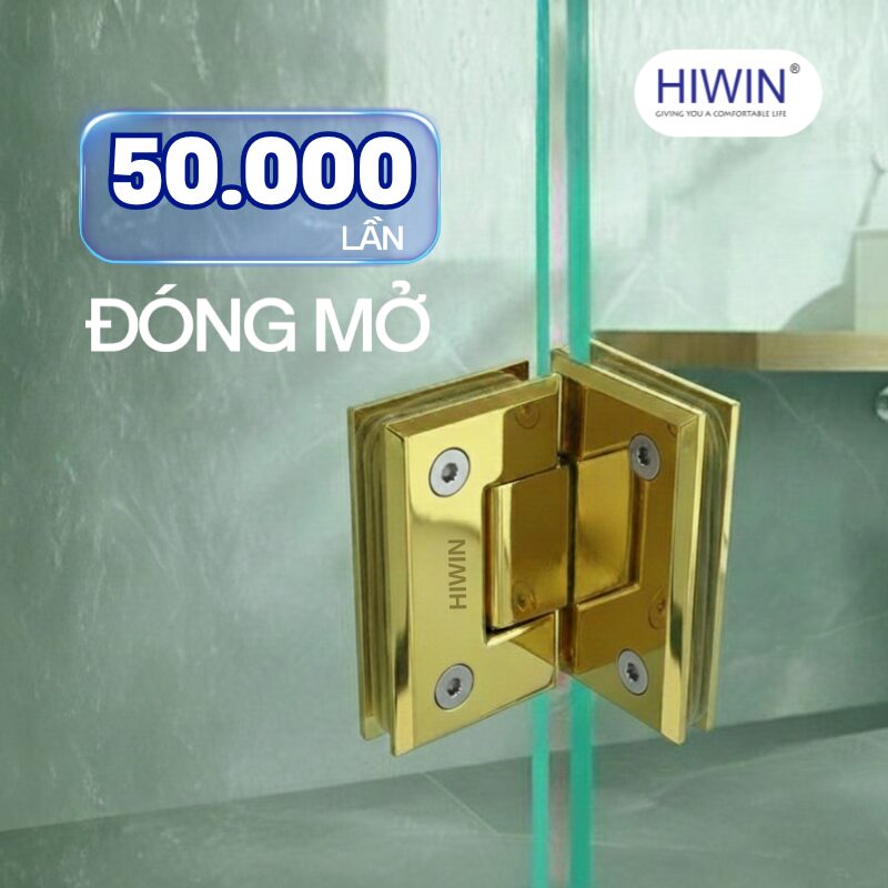 Bản lề HG-006 lệch đóng mở êm ái bền bỉ hơn 50.000 lần