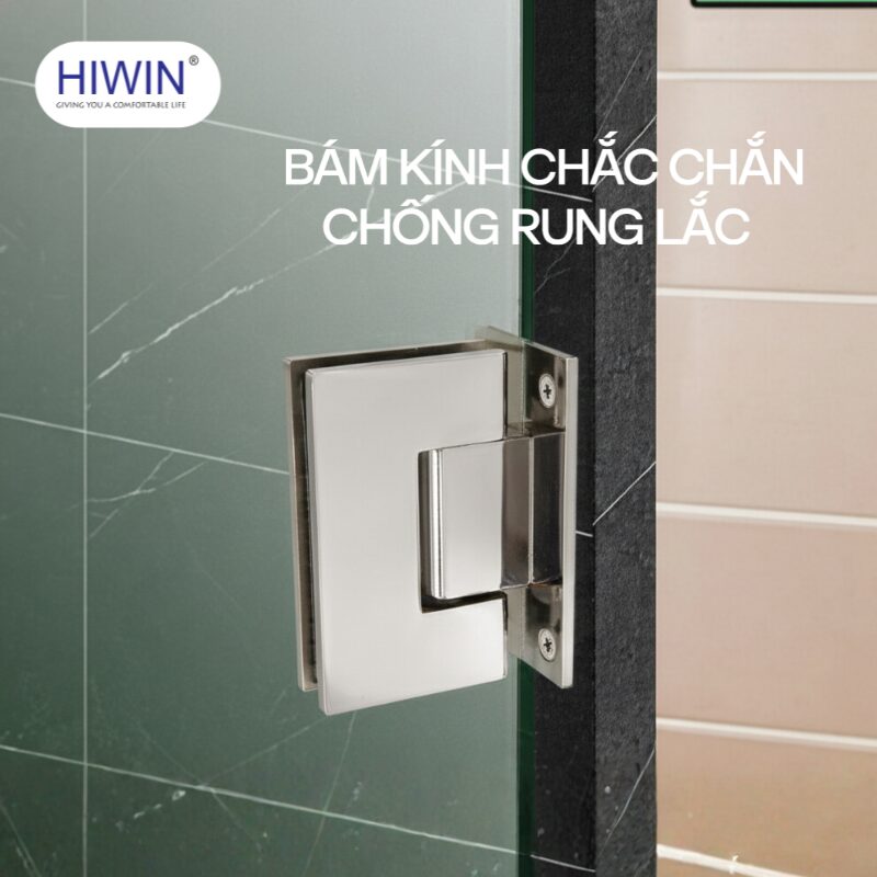 Bản lề chống rung lắc, giữ kính chắc chắn