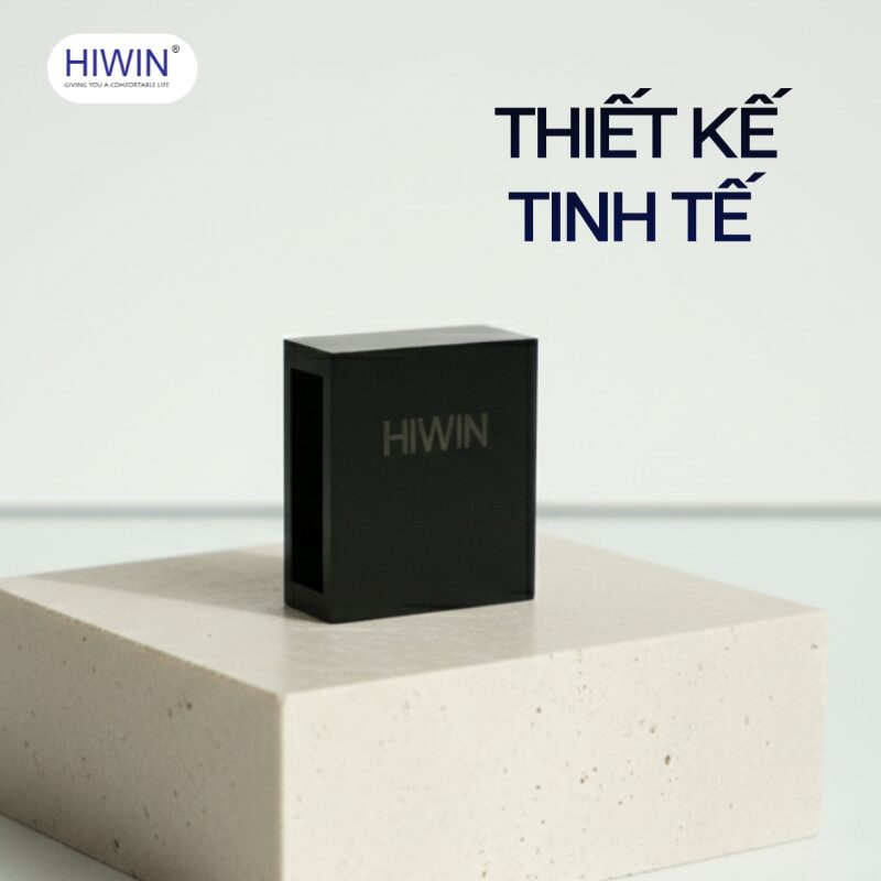 Thiết kế bát tường SB-610F vuông vắn hiện đại màu đen mờ