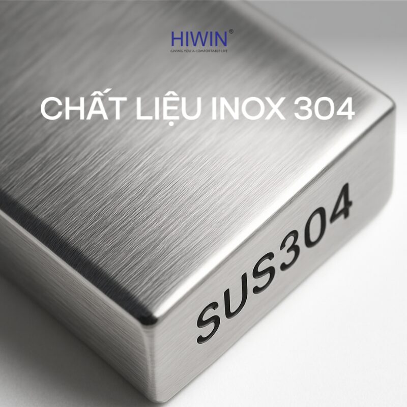 Kẹp kính SB-611 làm từ inox 304 bền, chống gỉ trong phòng tắm