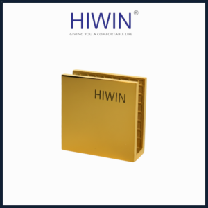 Kẹp kính 0 độ vách tắm kính Hiwin FC-2030 mạ vàng