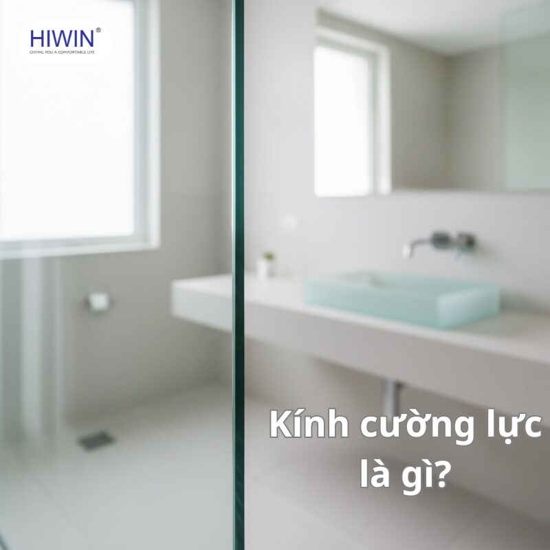 Kính cường lực được ứng dụng làm vách kính nhà tắm hiện đại