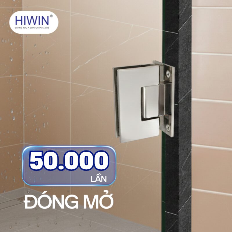 Bản lề chịu tải hơn 50kg, vận hành ổn định