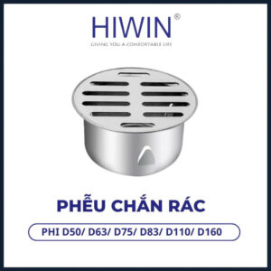Phễu chắn rác dạng phẳng cho ống D50/ D63/ D75/ D83/ D110/ D160