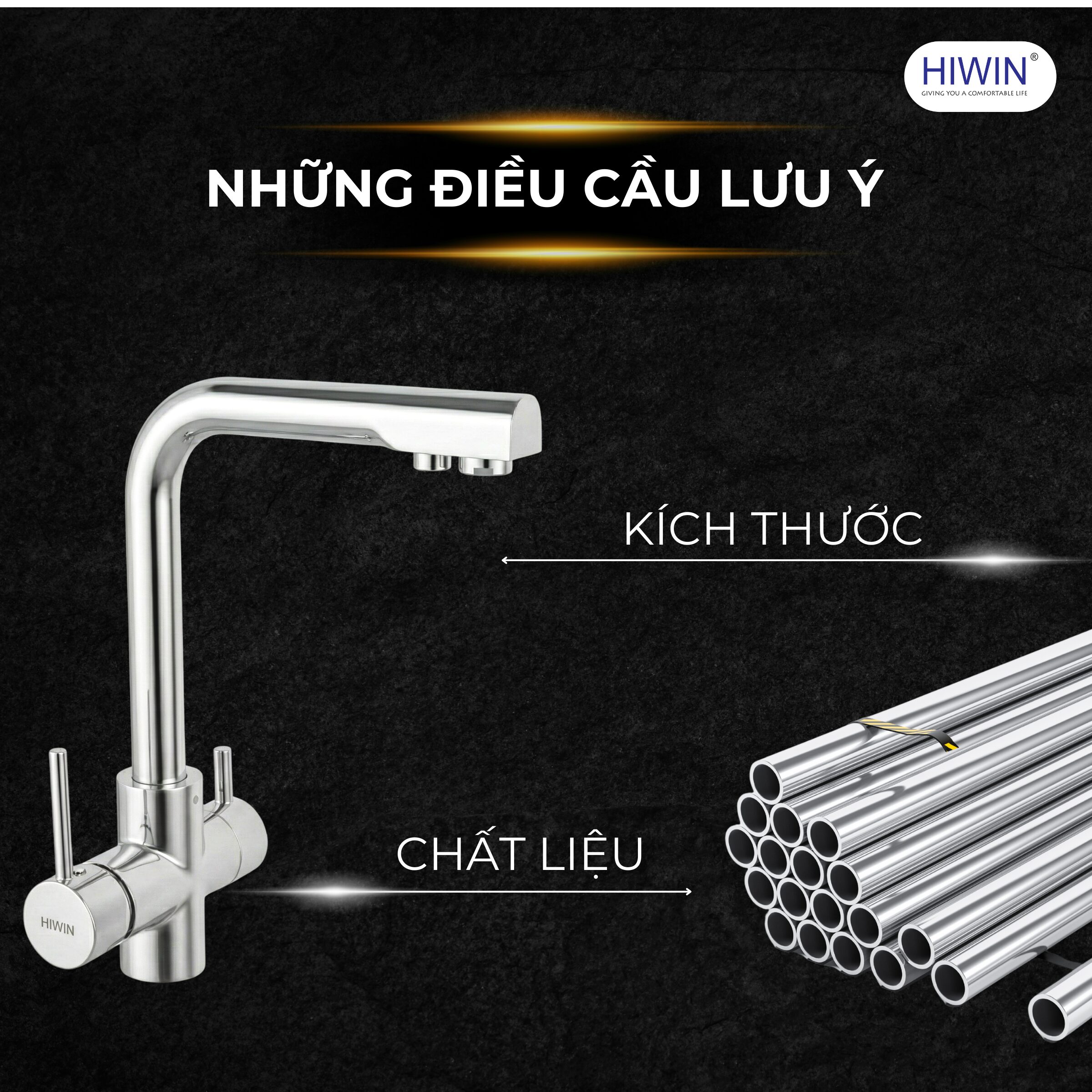 Vòi rửa bát phù hợp với chậu rửa giúp sử dụng thuận tiện