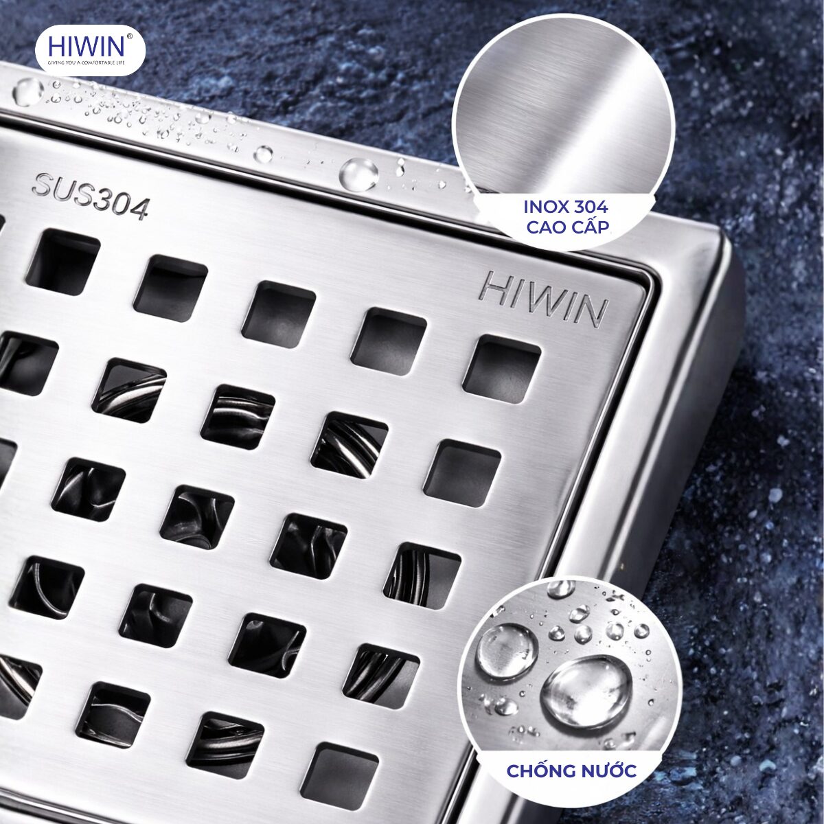 Chất liệu inox 304 cao cấp – Bền bỉ và an toàn khi sử dụng