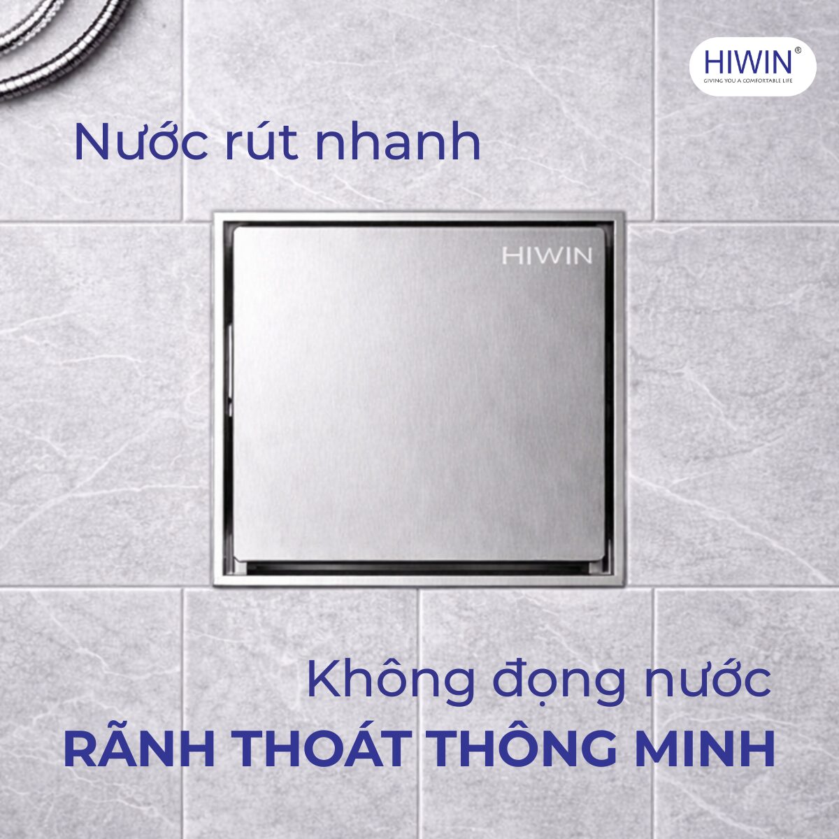 Bề mặt sàn luôn khô ráo, hạn chế tình trạng đọng nước gây trơn trượt và mất vệ sin