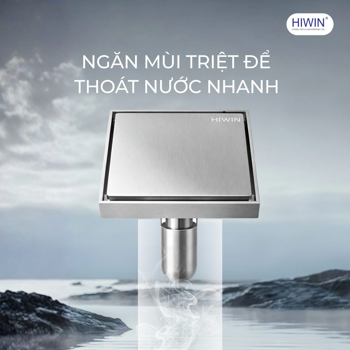 Giữ cho không gian nhà vệ sinh và phòng tắm luôn thông thoáng, sạch mùi và dễ chịu