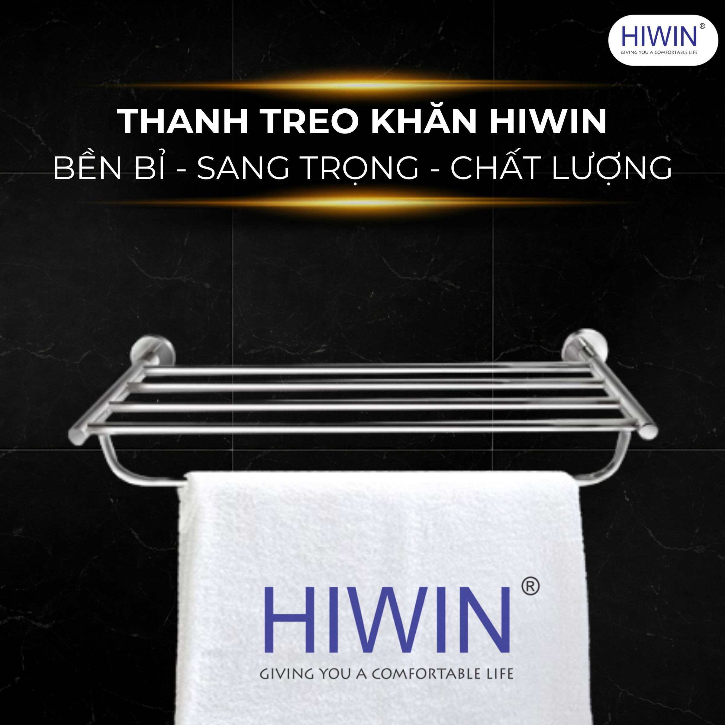 Thương hiệu hiwin cung cấp giá treo khăn phòng tắm chất lượng cao