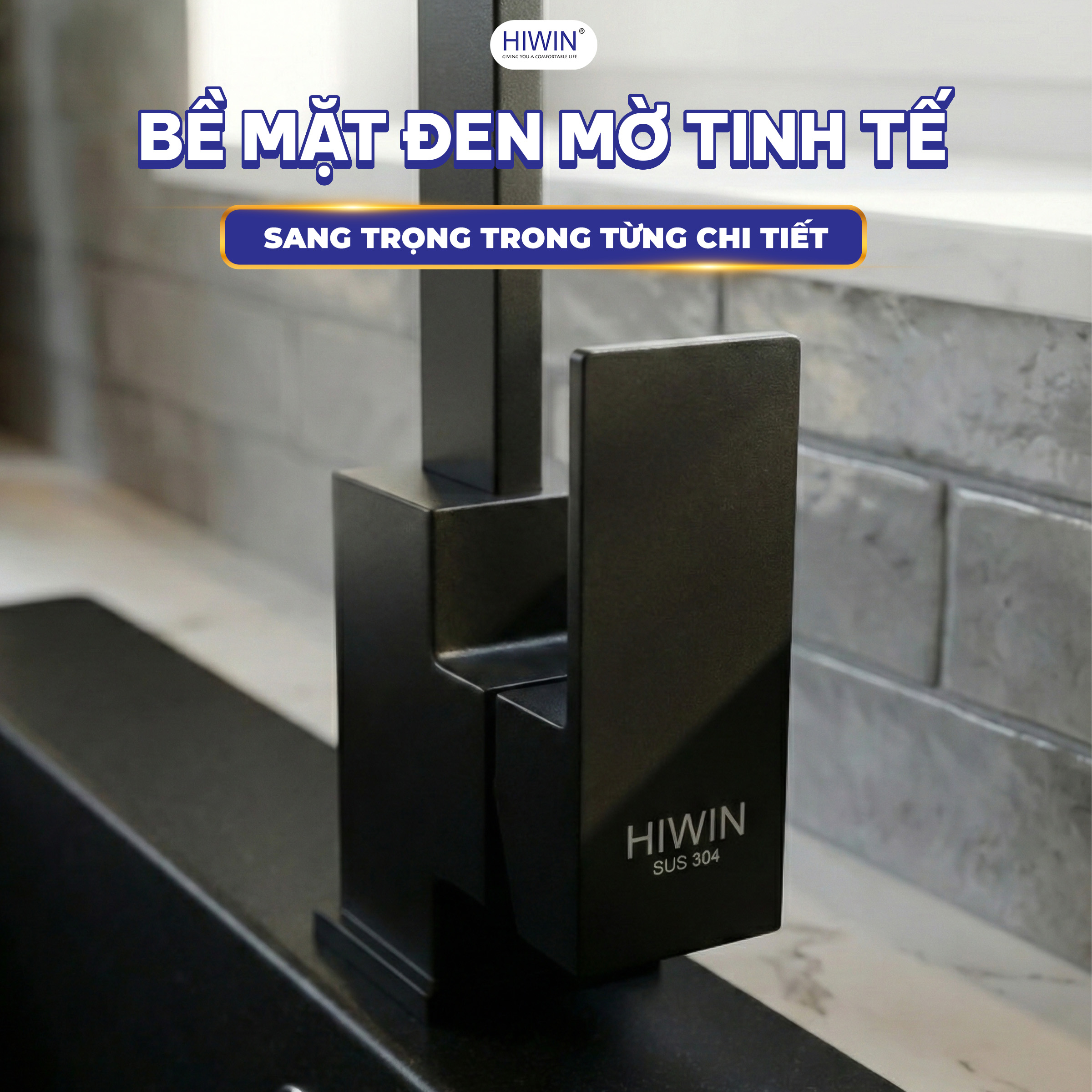 Xử lý bề mặt: Màu đen mờ sang trọng