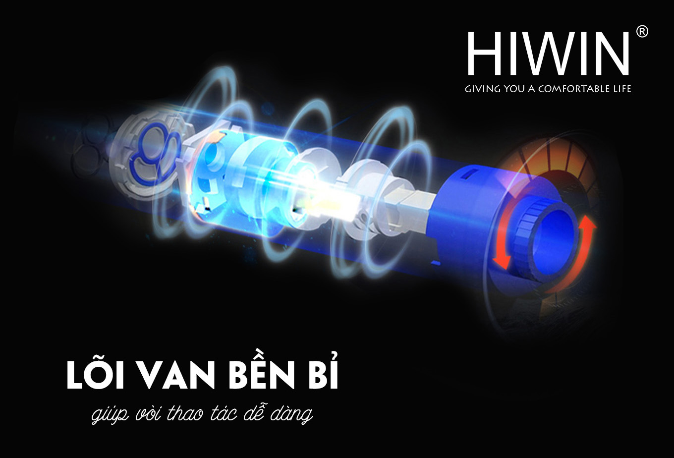 Vòi rửa bát KF-7121 đi kèm hai dây cấp nước nóng và lạnh