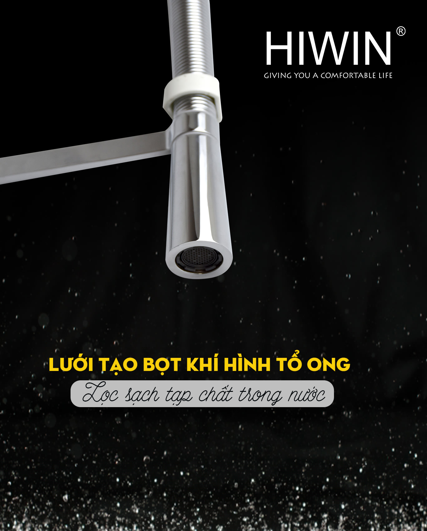 Tia nước đều và ổn định, tiết kiệm nước