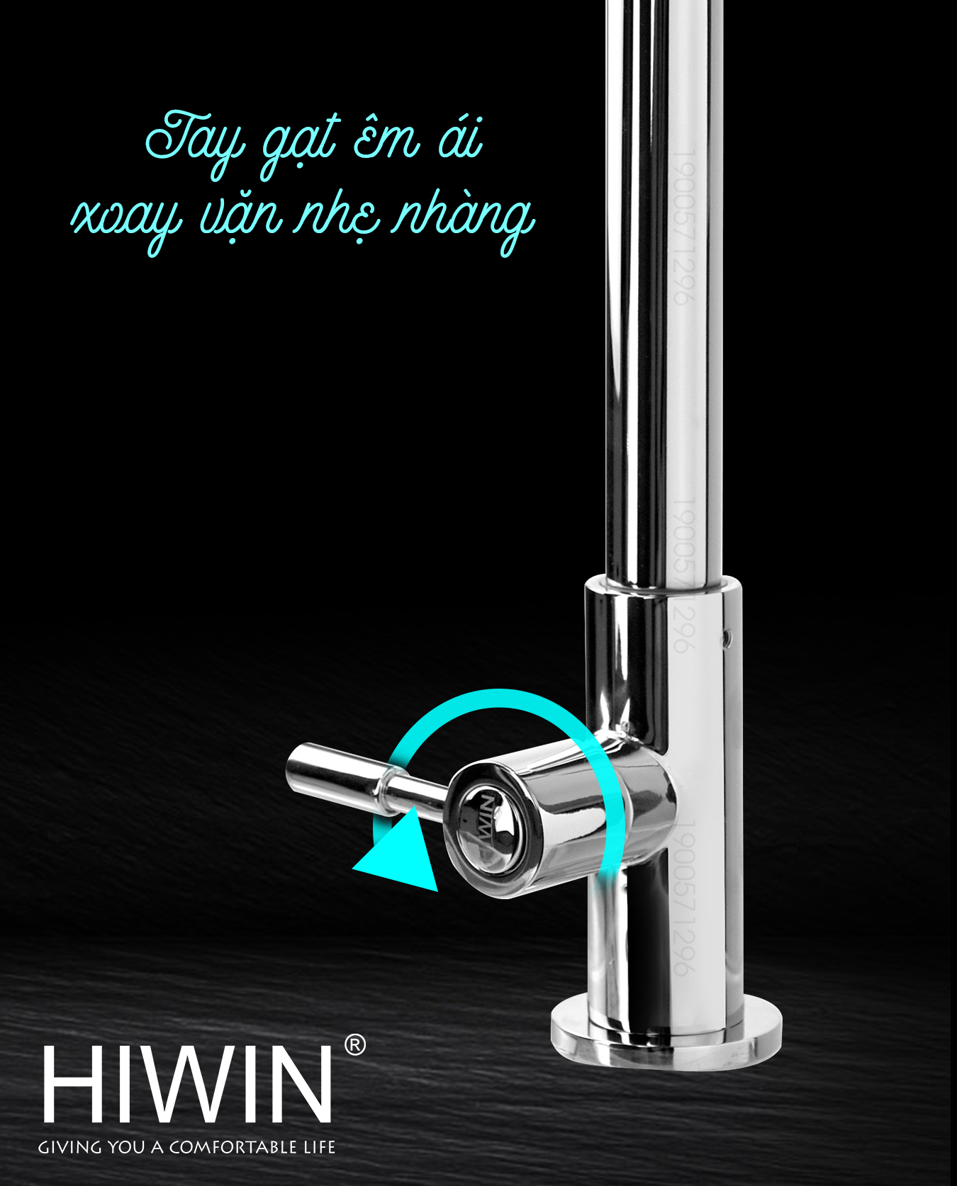 Tay gạt êm ái - xoay vặn nhẹ nhàng