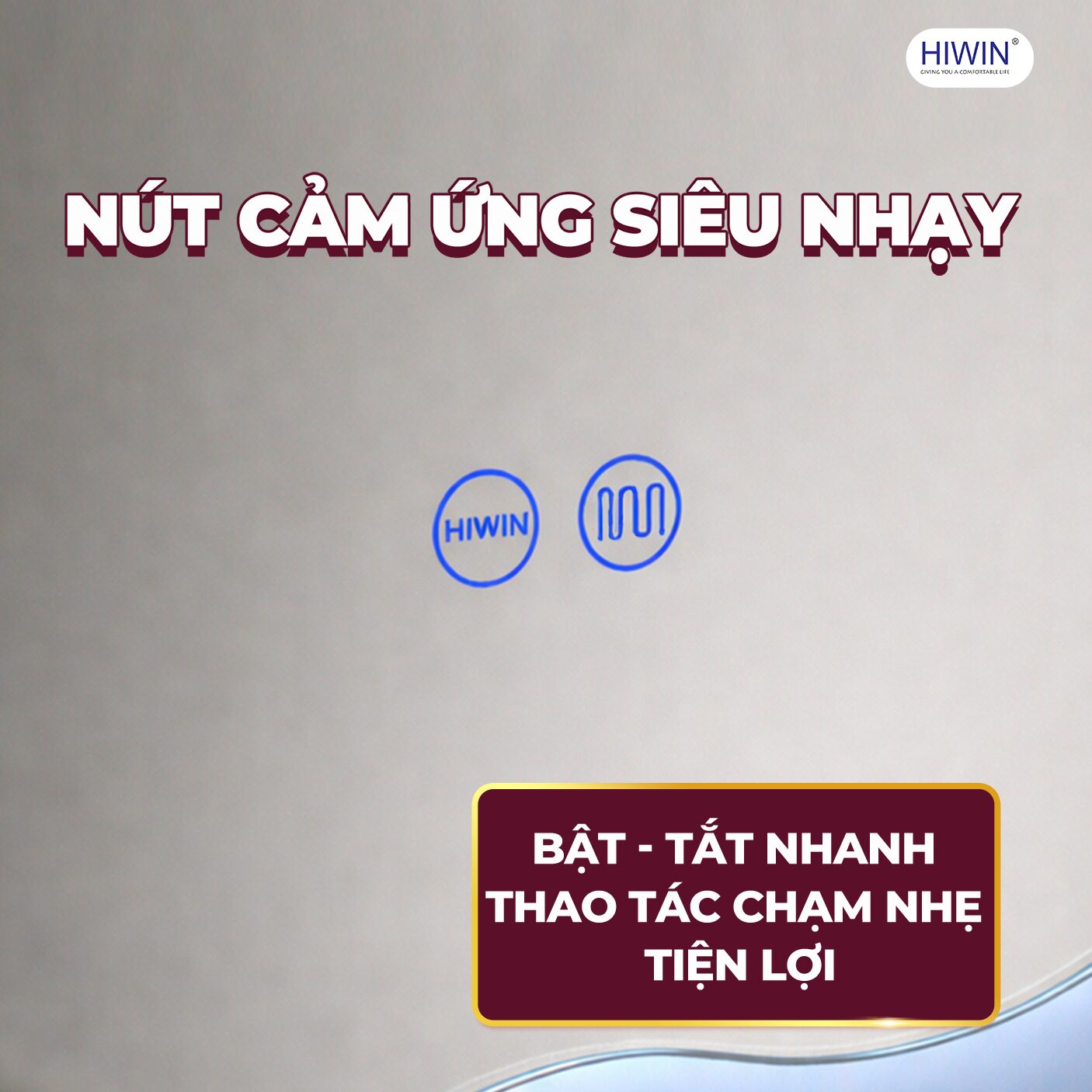 Công nghệ cảm ứng thông minh giúp thao tác dễ dàng