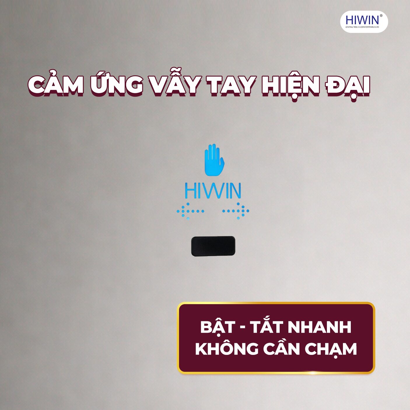 Gương phòng tắm cảm ứng không chạm hiện đại