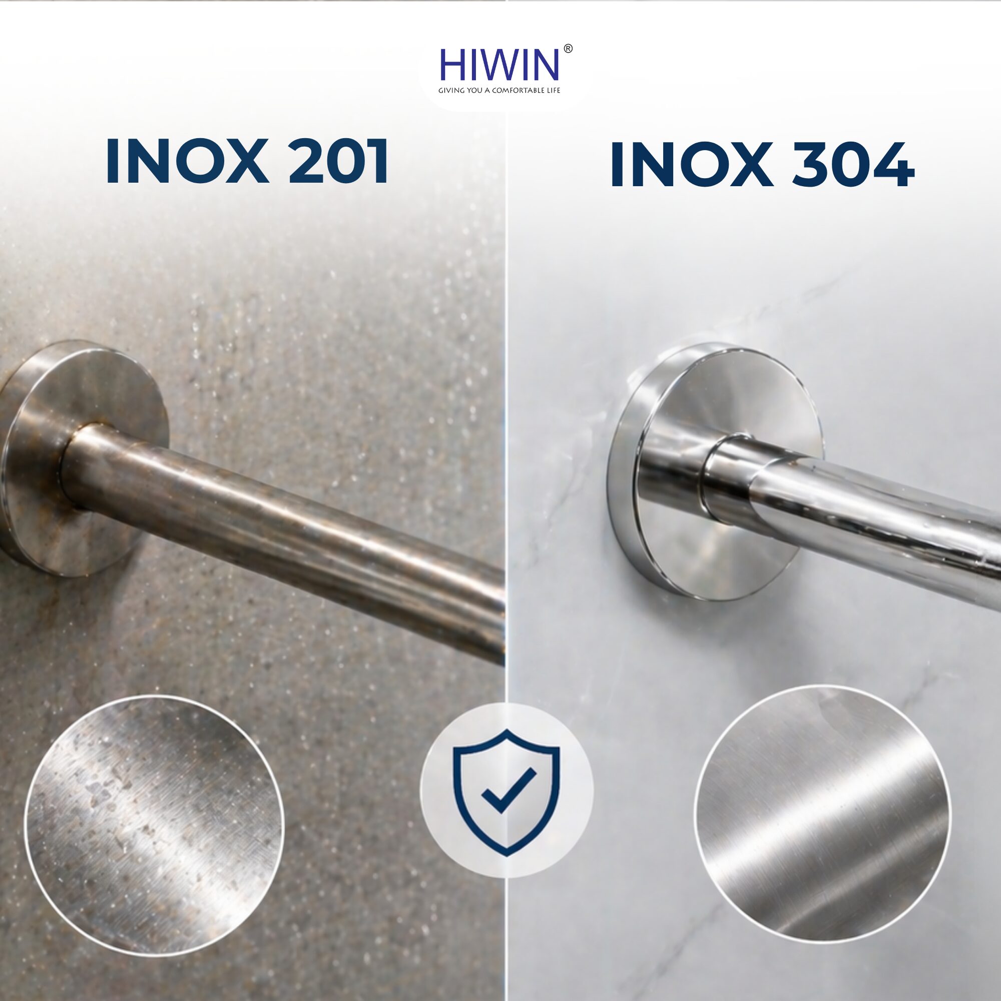 So sánh inox 201 và inox 304 về độ bền, khả năng chống gỉ và giá thành