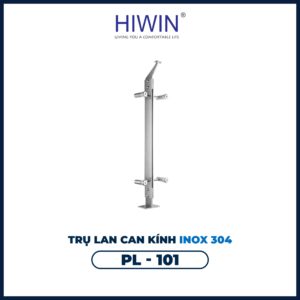Trụ lan can kính inox 304 PL-101