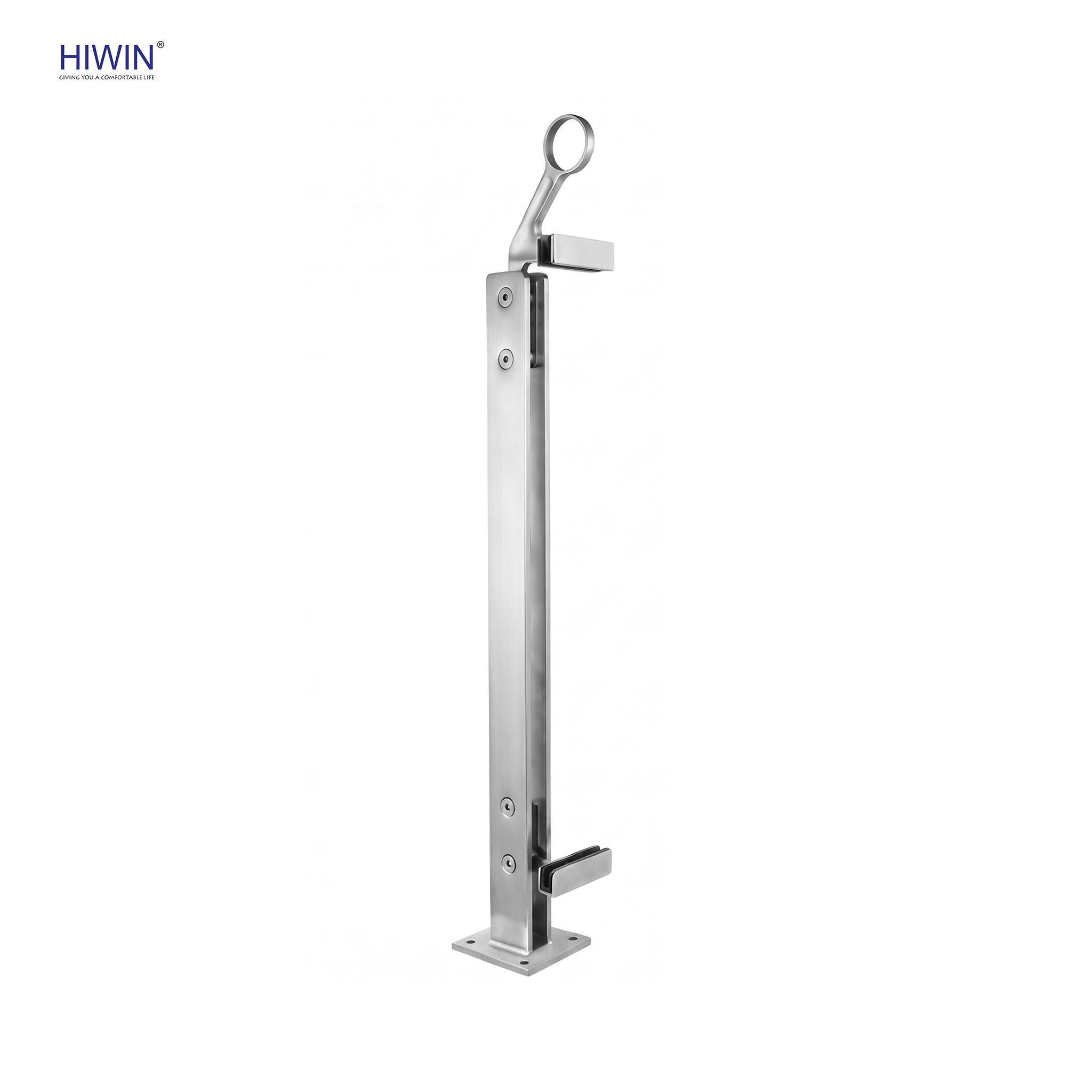 Trụ lan can kính inox 304 PL-103