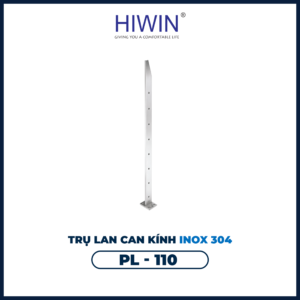 Trụ lan can kính PL-110 giữ kính chắc chắn