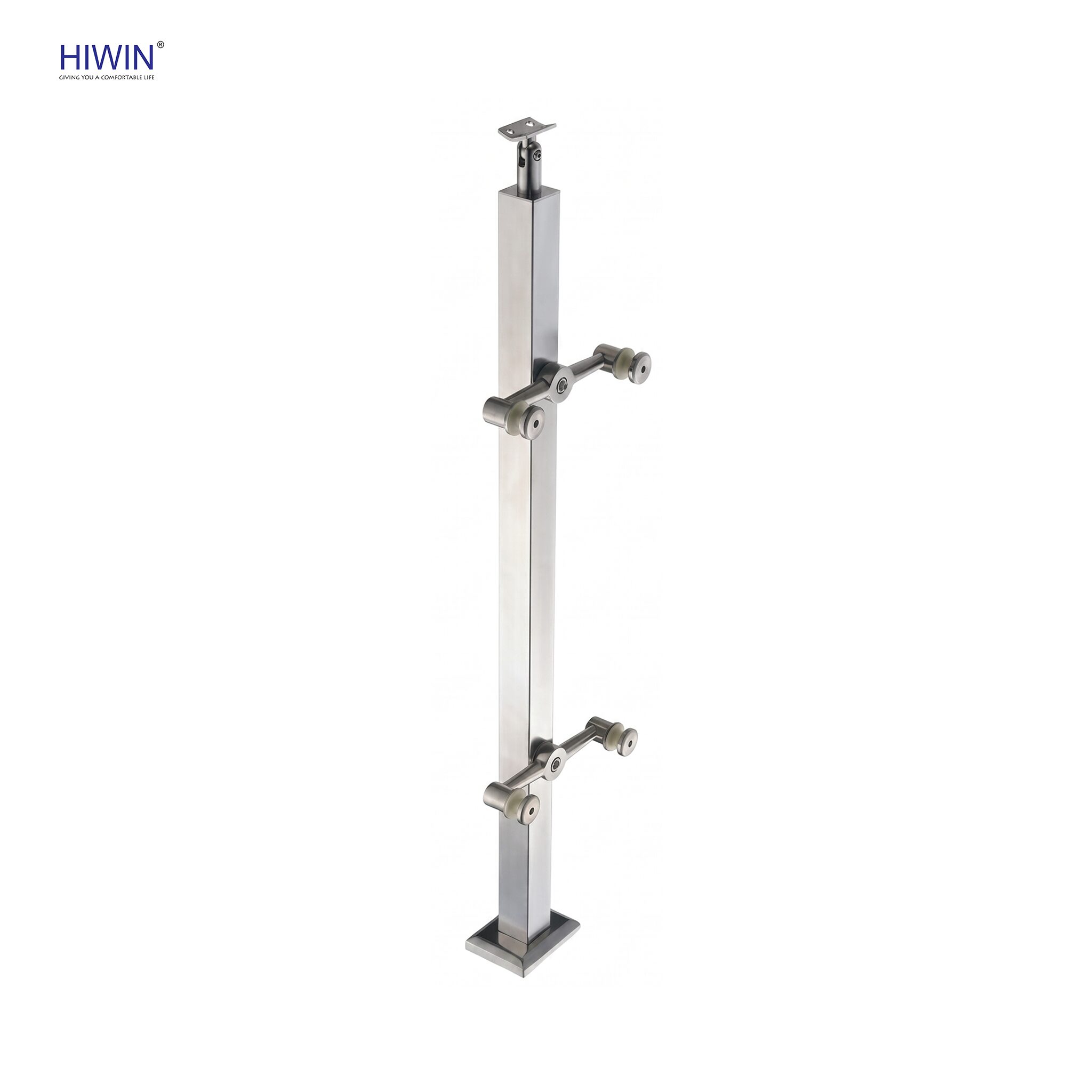Trụ lan can kính PL-302 giữ kính chắc chắn