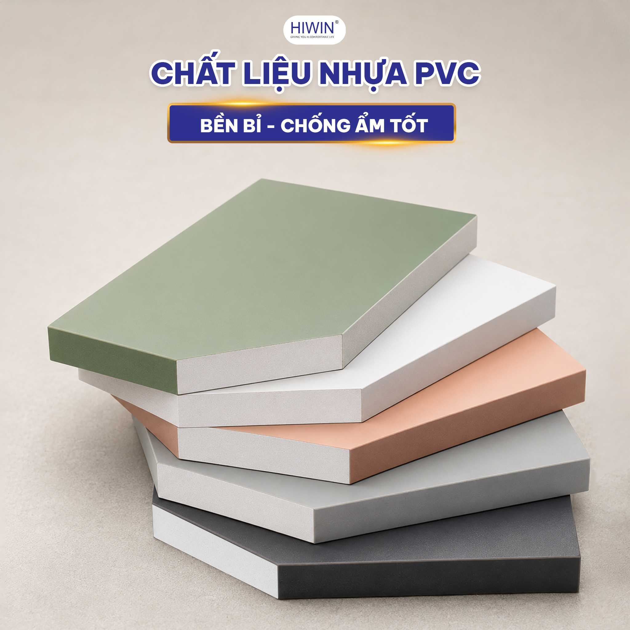 Tủ chậu Hiwin YP-1497 chất liệu nhựa PVC