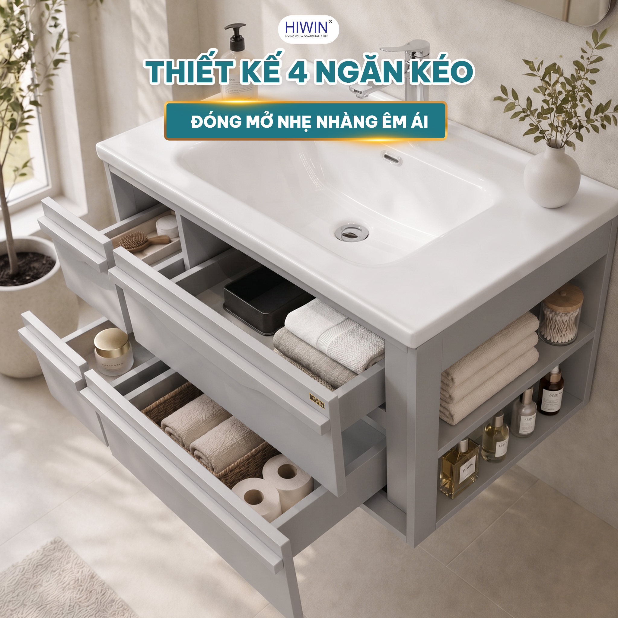 YP-1498 có ngăn chứa đồ rộng rãi tối ưu lưu trữ