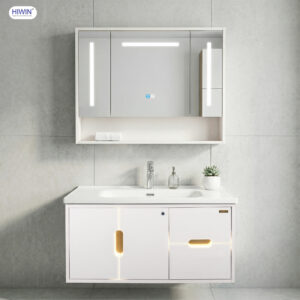 Bộ tủ chậu YS-2649 sắc trắng tinh gọn, tiện nghi